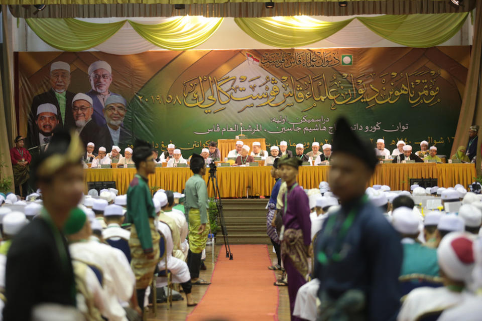 General view of 58th PAS Dewan Ulamak convention in Kuantan June 20, 2019. — Picture by Ahmad Zamzahuri