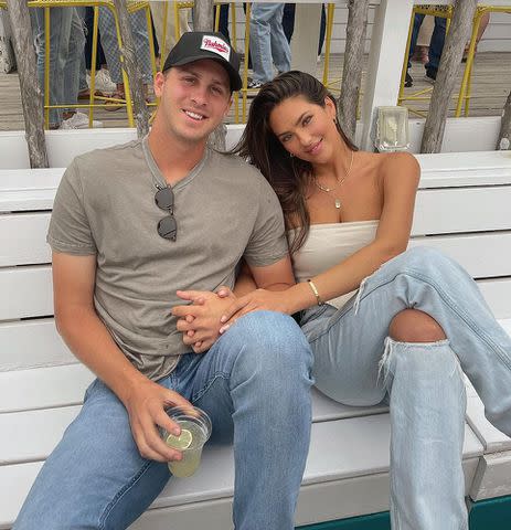 Christen Harper/Instagram Jared Goff and Christen Harper announce engagement