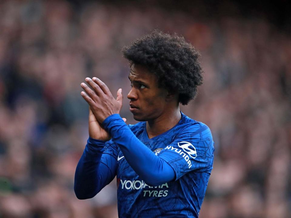 Willian is set to join Arsenal on a three-year deal after leaving Chelsea: PA