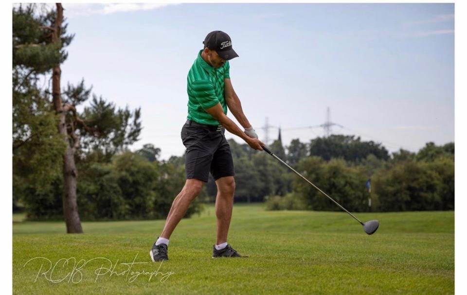 Nigeria international Odemwingie is trying his hand at a pro golf career