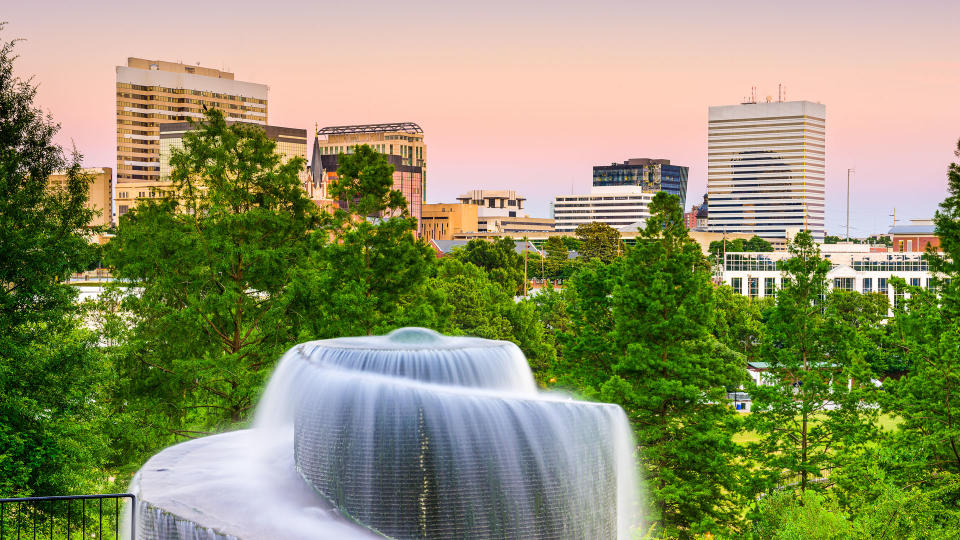 Columbia South Carolina Finlay Park Fountain