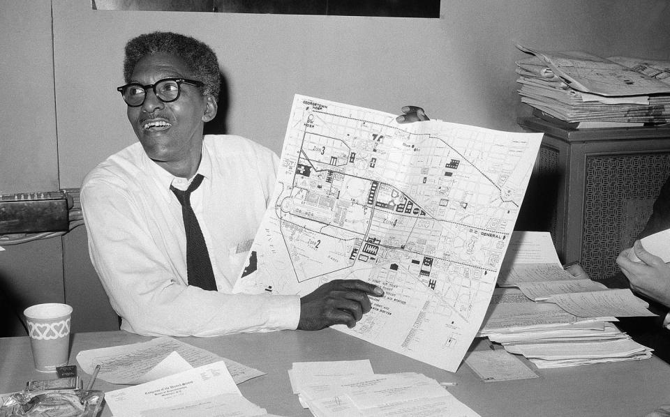 Bayard Rustin activist (AP file)