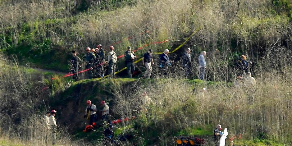 Kobe Bryant helicopter crash site