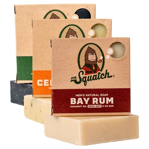 Dr. Squatch Natural Bar Soap, Wood Barrel Bourbon, 5 oz - Yahoo Shopping