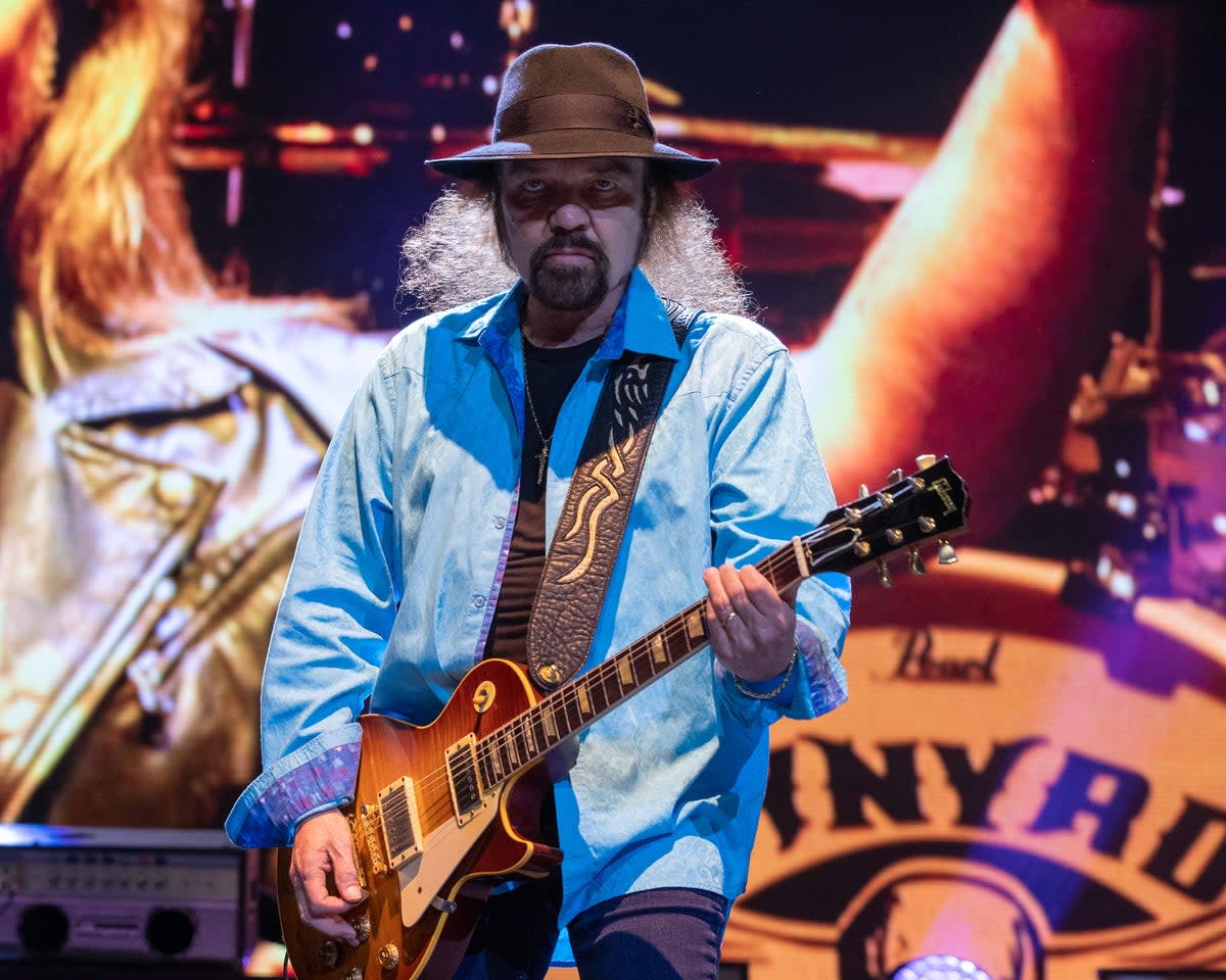  Gary Rossington of Lynyrd Skynyrd performs on stage in Texas in 2019 (AFP via Getty Images)