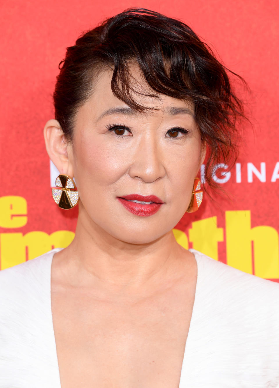 Sandra Oh arrives at the Los Angeles Premiere Of HBO Original Limited Series 