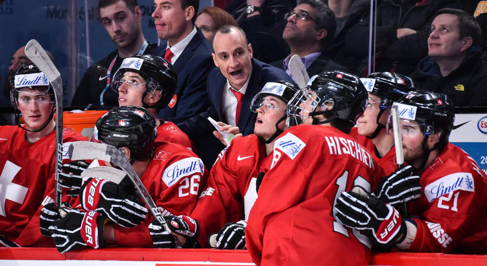 Outspoken Switzerland coach Wohlwend marvels at effort vs. Canada (Getty)