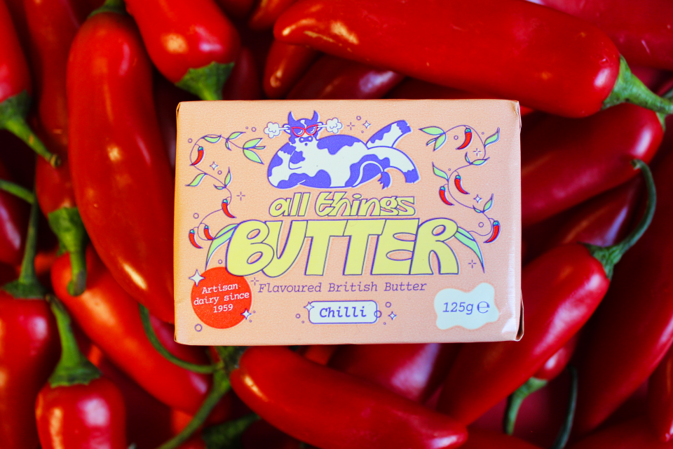 All Things Butter's Chilli flavoured butter. Photo: All Things Butter