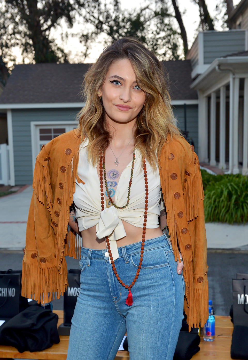 UNIVERSAL CITY, CALIFORNIA - JUNE 07: Paris Jackson attends the Moschino Spring/Summer 20 Menswear and Women's Resort Collection at Universal Studios Hollywood on June 07, 2019 in Universal City, California. (Photo by Donato Sardella/Getty Images for Moschino)