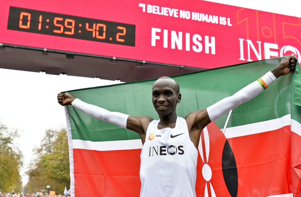Kipchoge's race did not count as an official world record because standard competition rules for pacing and fluids weren’t followed.