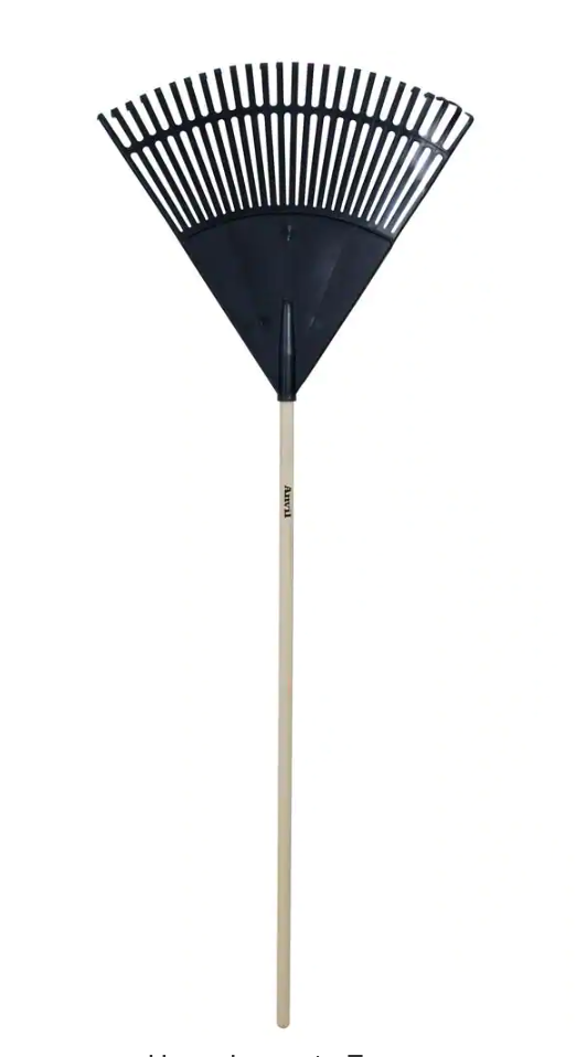 Anvil Poly Leaf Rake at Home Depot for $13.98