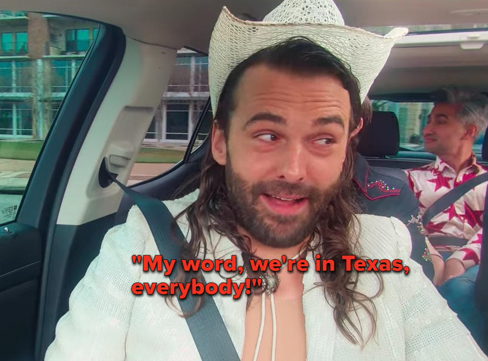 Jonathan Van Ness kicks off the Fab Five's newest season in Austin, Texas by using a Southern accent