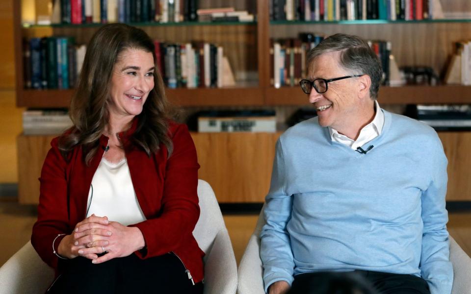 Bill and Melinda Gates - AP