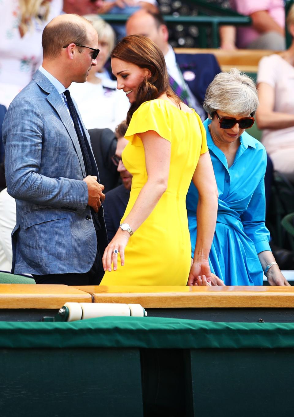 Prince William and Kate Middleton at Wimbledon 2018.