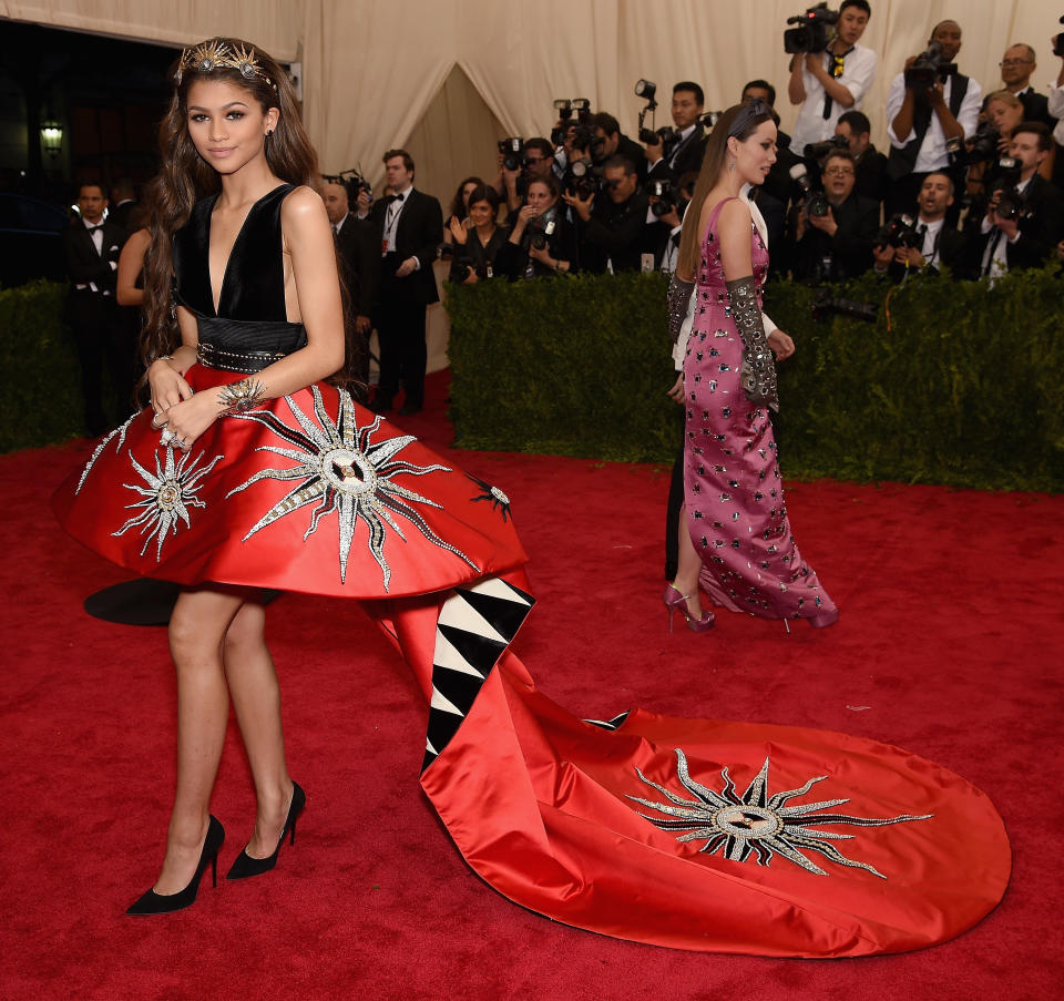 Zendaya, Met Gala, shoes, Jimmy Choo