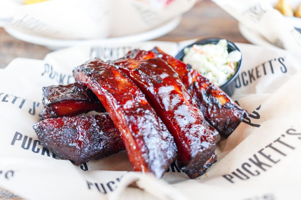 Memphis-style barbecue will be on the menu at Puckett’s Restaurant location, opening April 3 in Hendersonville.