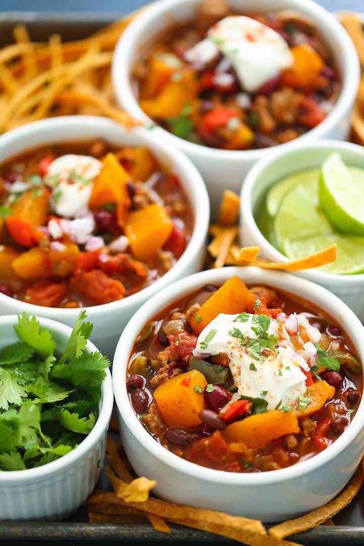 Slow Cooker Butternut Squash Chili