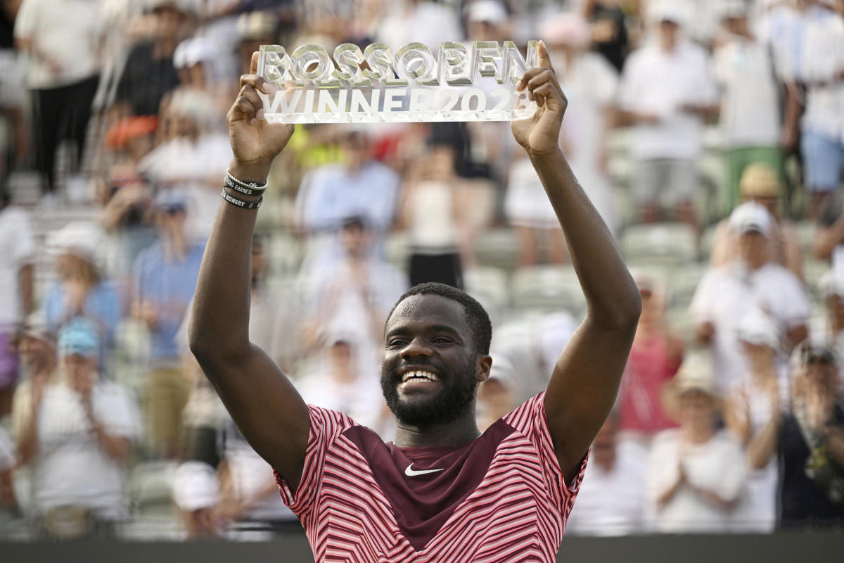 American Frances Tiafoe heads to Wimbledon with a career-high