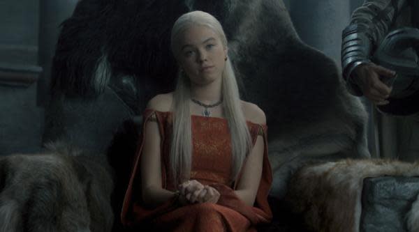 Milly Alcock como Rhaenyra Targaryen (Fuente: Warner)