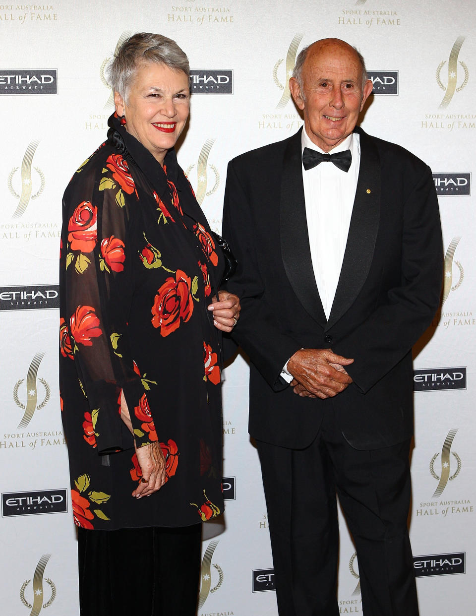John and Lynne Landy, pictured here at the Sport Australia Hall of Fame awards in 2010.