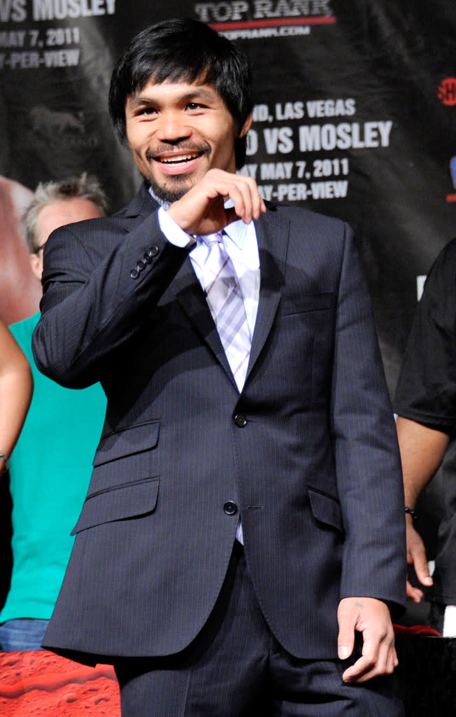 Manny Pacquiao Pacquaioy Mosely Final News Conference