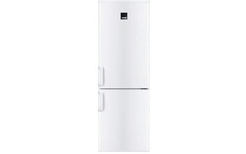 White Zanussi freestanding frost-free fridge freezer 