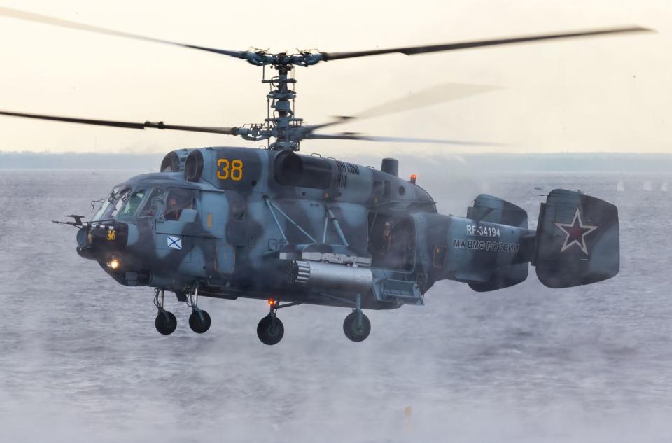 russian navy ka 29 assault transport helicopter