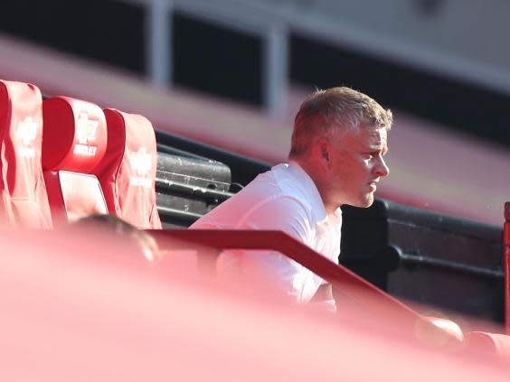 Manchester United manager Ole Gunnar Solskjaer (Manchester United via Getty Images)