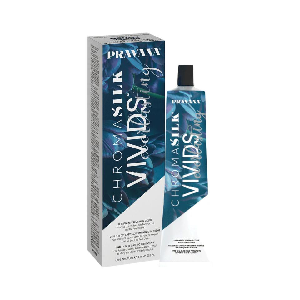 <p><a href="https://www.pravana.com/products/color/permanent/chromasilk-vivids-everlasting/" rel="nofollow noopener" target="_blank" data-ylk="slk:Shop Now;elm:context_link;itc:0;sec:content-canvas" class="link ">Shop Now</a></p><p>ChromaSilk VIVIDS Everlasting</p><p>$4.70</p><p>pravana.com</p><span class="copyright">Pravana</span>