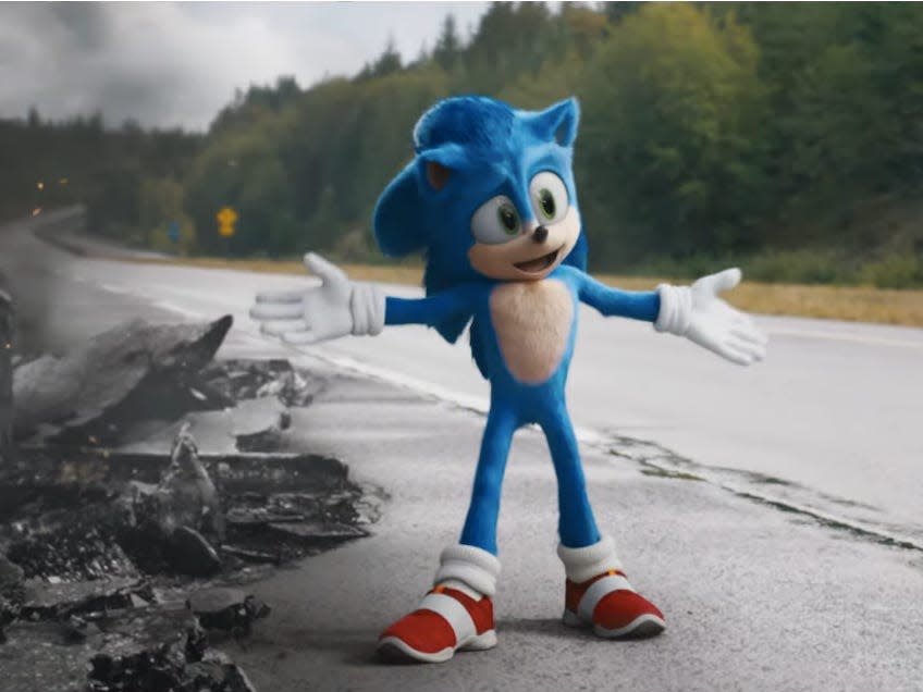 New Sonic the Hedgehog trailer redesign