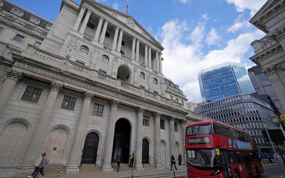 The Bank of England has raised interest rates by a quarter of a percentage point - AP Photo/Frank Augstein