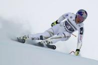 Alpine Skiing - FIS Alpine Skiing World Cup - Women's Alpine Super G - St. Moritz, Switzerland - December 9, 2017 - Lindsey Vonn of the U.S. in action. REUTERS/Dominic Ebenbichler