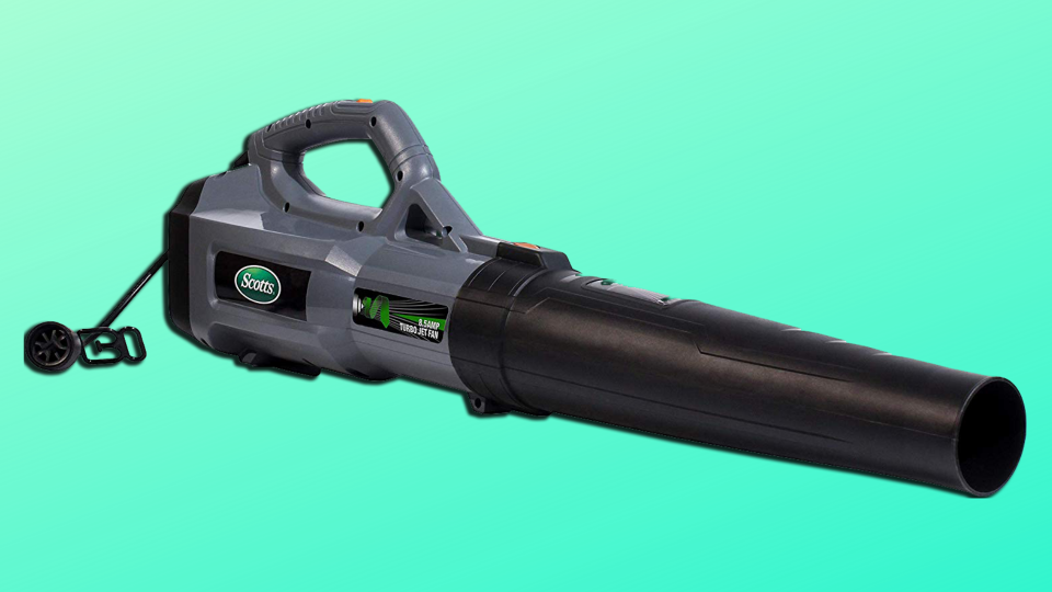 Scotts Outdoor Power Tools 8.5-Amp Turbo Power Corded Electric Leaf Blower. (Photo: Amazon/Yahoo Lifestyle)