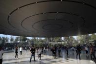 <p>A view of the Steve Jobs Theatre at Apple Park on September 12, 2017 in Cupertino, California. (Photo by Justin Sullivan/Getty Images) </p>