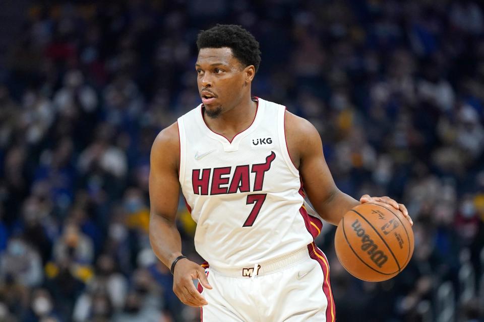 Former Raptors star Kyle Lowry now plays for the Miami Heat.