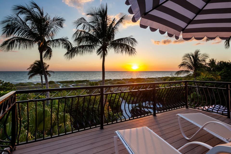 View from a balcony at Sea Palms Estate