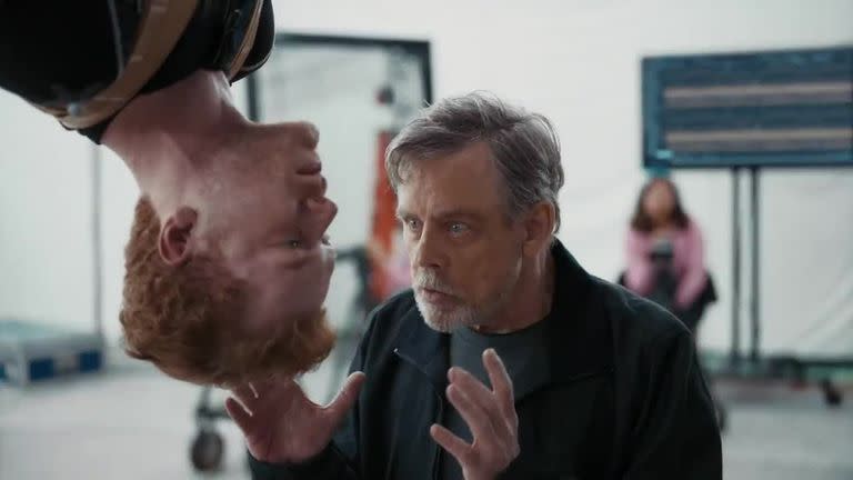 Star Wars Jedi Survivor: así es como Mark Hamill le enseña a Cameron Monaghan cómo usar la Fuerza en el juego