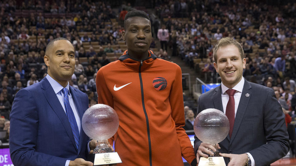 Chad Sanders led Raptors 905 to a first place finish in the NBA G League regular season. (Rick Madonik/Toronto Star via Getty Images)