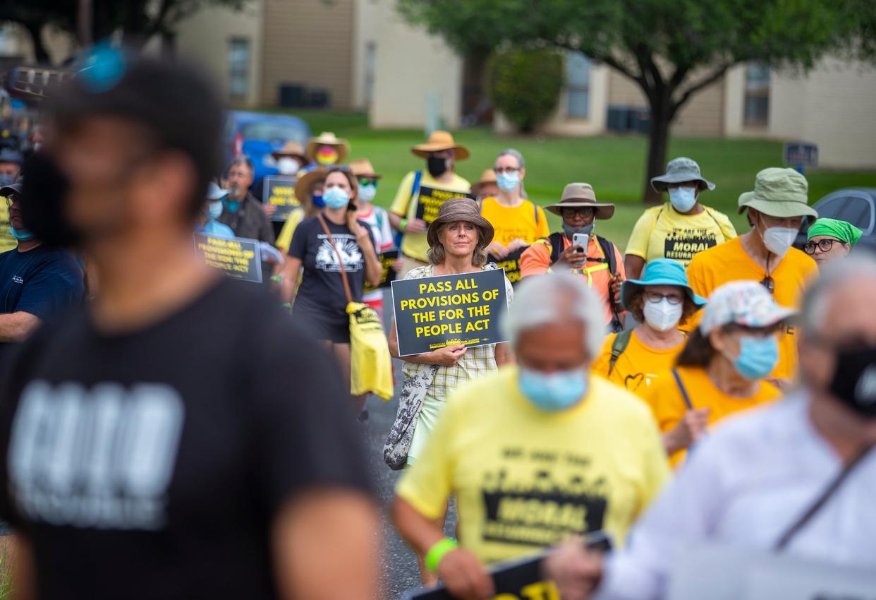 Voting Bills-Texas (ASSOCIATED PRESS)