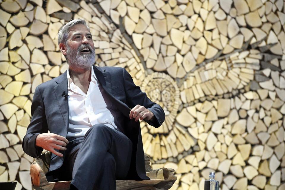 Clooney said he was ashamed of his home state (Lehtikuva/AFP via Getty Images)