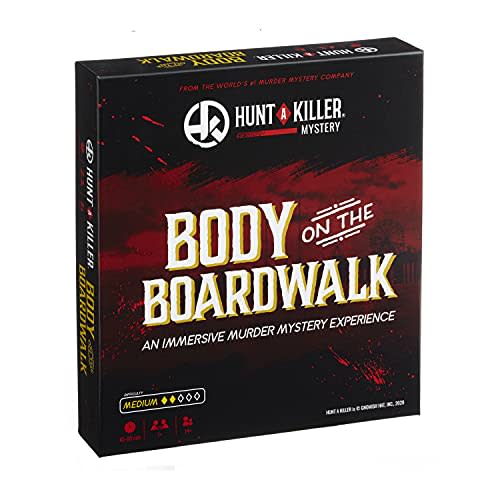 Hunt A Killer Body On The Boardwalk, Immersive Murder Mystery Game -Take on The Unsolved Case for Independent Challenge, Date Night, or with Family & Friends as Detectives for Game Night, Age 14+