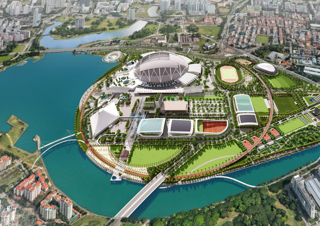 The proposed Kallang Alive precinct (INFOGRAPHIC: Sport Singapore)