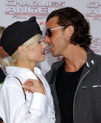 Gwen Stefani and Gavin Rossdale at the LA premiere of Columbia's Charlie's Angels: Full Throttle