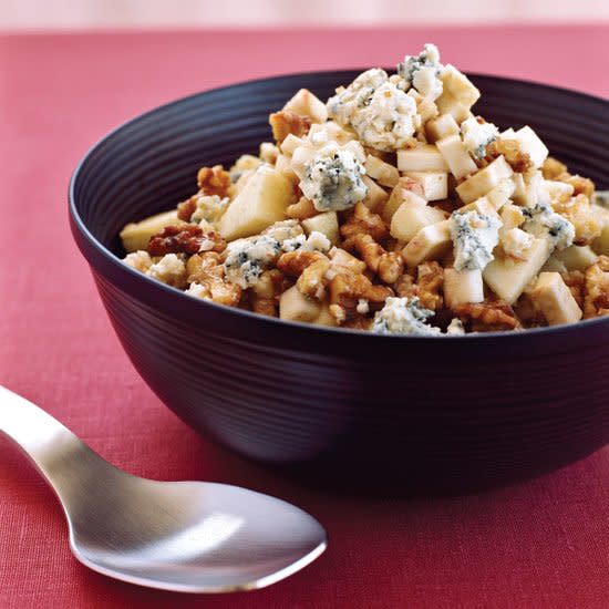 Celery Root with Apples, Walnuts and Blue Cheese