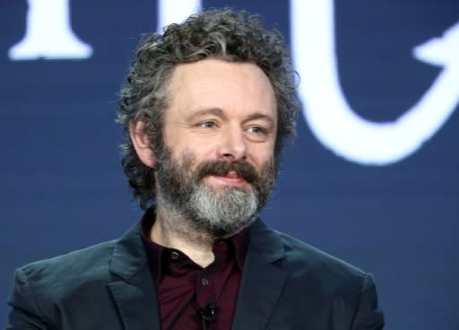 British actor Michael Sheen plays the angel Aziraphale in Amazon's television series "Good Omens"