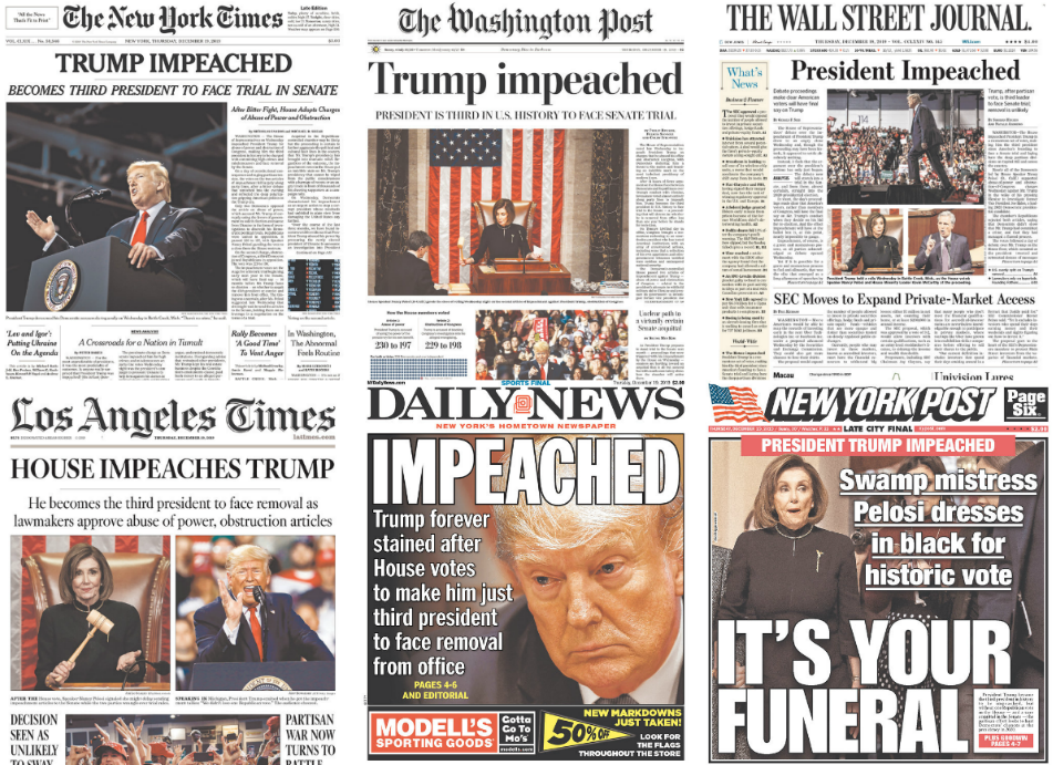 (Photo collage by Yahoo News; covers courtesy Newseum.org)