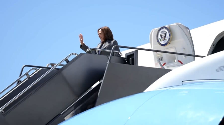 President Kamala Harris makes campaign stop in Las Vegas (KLAS)