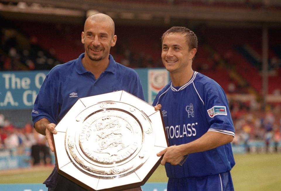 Vialli played for and managed Chelsea (Getty Images)
