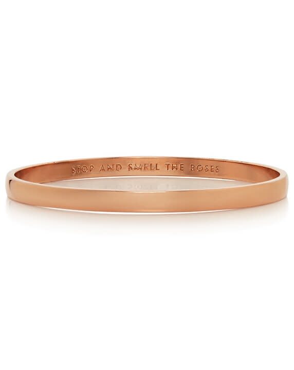 Kate Spade Stop and Smell the Roses Idiom Bangle