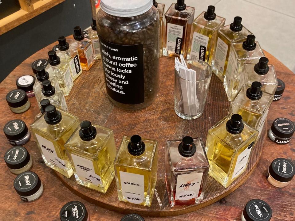 Lush store in US Indianapolis fragrances